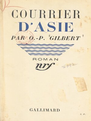 cover image of Courrier d'Asie